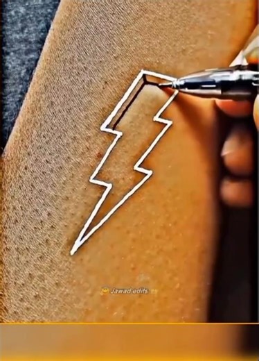 How to draw a lightning bolt #trending #art #drawing #trend #kpop #sketchbook #exam #study