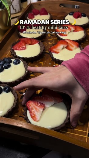 سلسلة رمضان: التارت الصحية باللوز