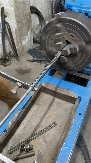 Making a Simple Compression Spring on Lathe Machine | Brass Spring #shortsvirl