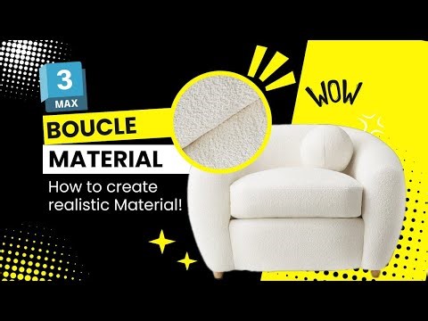 How to create realistic Boucle Material in 3ds MAX + Corona
