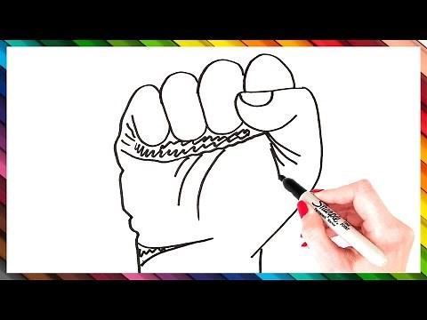 How To Draw A Fist Step By Step Fist Drawing EASY
