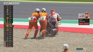 33K views · 1.4K reactions | Di posisi kedua, Marc Marquez harus terjatuh saat sisa 18 laps! #ItalianGP | TRANS7 | Facebook