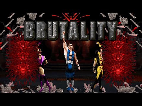 Mortal Kombat Trilogy [PS1] - All Brutalities