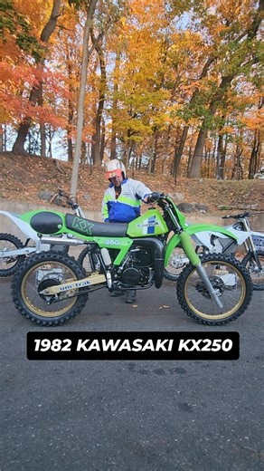 Kaplan America 🇺🇸 on Instagram: "STUNNING 1982 KAWASAKI KX250! EBAY AUCTION HERE - https://www.ebay.com/itm/365945786107"