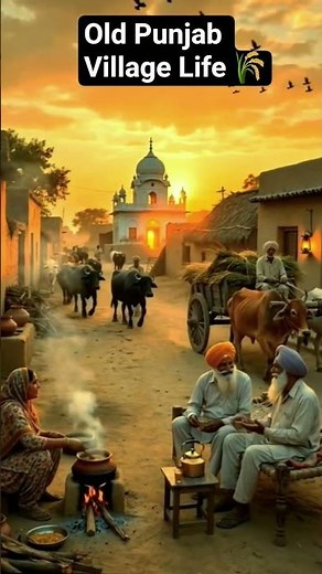 Real Punjabi Pind Life | Old Punjab Traditions, Farming & Village Memories 🌻#short #villagelife