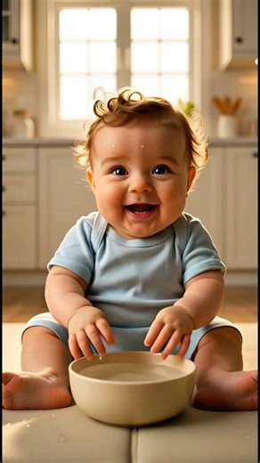 “Baby Splashing Water! 💦 | Cutest Baby Laugh Ever #Shorts”