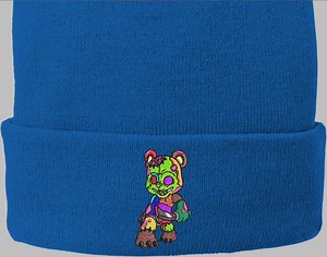 Zombie Bear Embroidery Design: Hat & Cap Machine Files (PDF) - Etsy
