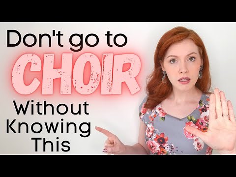 How to Sing in a Choir