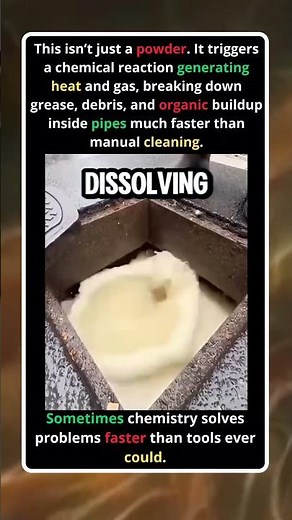 This Powder Clears Drains Instantly