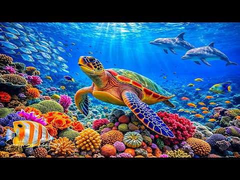 Beautiful Relaxing Music 🐠 Calming Music with Coral Reef Underwater Sounds for Sleep & Relaxation