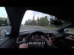 Acceleration 0-100 Audi A4 B8 2.0TFSI