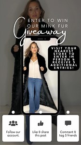 62K views · 25 reactions | Enter to WIN our Mink Fur Giveaway!...