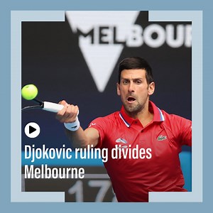 “He is selfish, non-vaccinated, and I think he strays from the truth”. Novak Djokovic ruling divides Melbourne. bit.ly/3f9mDzd | The National