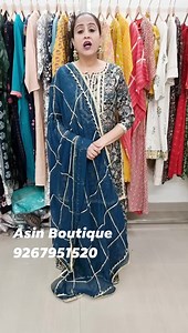 5K views · 99 reactions | New Launch. Book now this magnificent Muslin Cotton kurta with sharara & dupatta.Sizes 36 to 44 Asin 9267951520 | Asin Boutique | Facebook