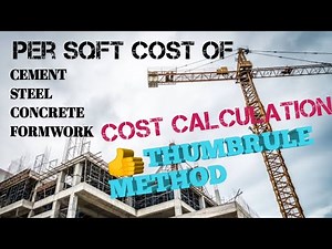 Civil & Structure Cost by Thumb Rule Method