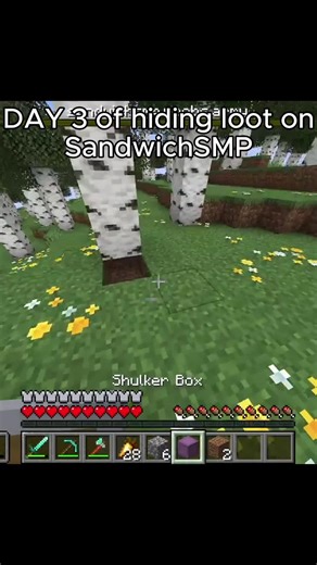 Day 3 of lootdrop! #fypシ゚viral🖤tiktok #smp #survival #minecraft #giveaway