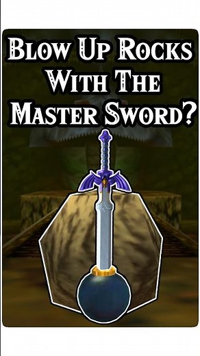 The Master Sword Can Break Boulders?! | Ocarina of Time Glitch