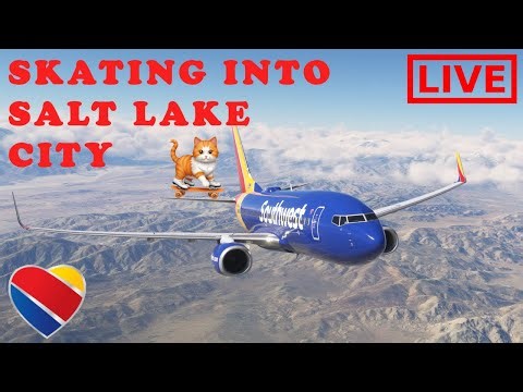 SKATING INTO SALT LAKE CITY | MSFS2024 | PMDG 737-800