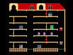 MSX BASICでマッピーを作ろうとしてみた【未完成】