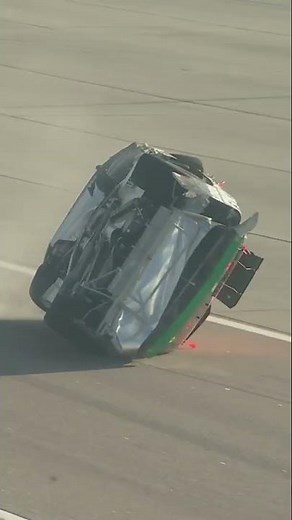 Car flips? Just walk it off like it's nothing ✍️