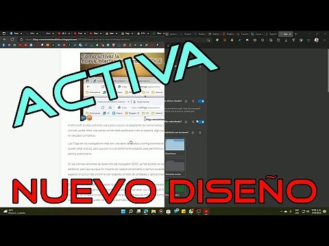 Como Activar El Nuevo Diseño de Microsoft Edge