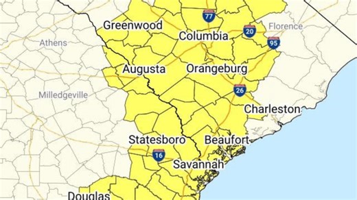 Charleston weather: Showers and storms to move across Lowcountry