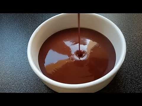 Ganache au chocolat sans beurre 🍫🍫/ Chocolate ganache without butter