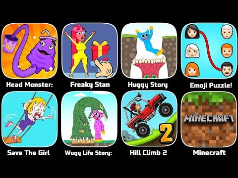 Gramic Monster Scary survival,Kick The Buddy,Minecraft,Emoji Puzzle,Survival Story,Bowmasters,HCR 2