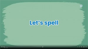 人教版课文动画四上U1 A Let's spell