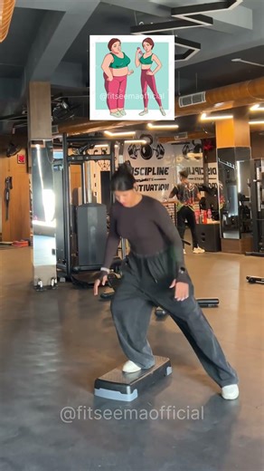 Full body stepper moves| stepper workout| stepper hiit | home workout #fatloss #fitnessjourney #gym
