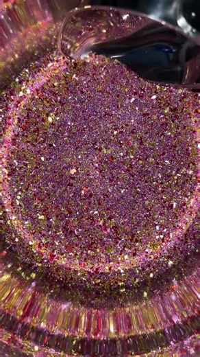 Satisfy your senses with the ultimate ASMR glitter experience! ✨ #glassglitter