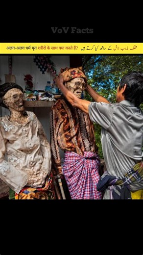 How Different Religions Treat Dead Bodies 😱 (Mind-Blowing Facts) #facts #shorts
