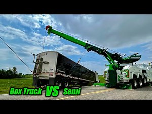 Box Truck VS Semi Crash! Another 2 Rotator Recovery!