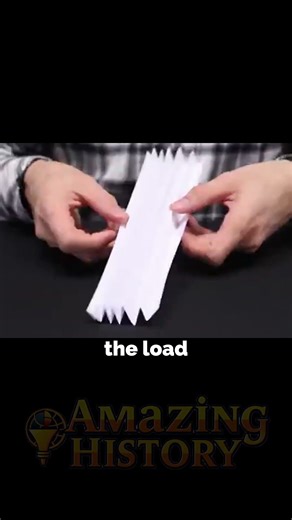 Folded paper is stronger than you think #physics #science