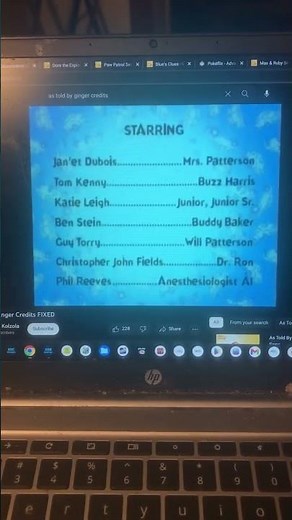 As Told By Ginger Reboot End Credits Season 1 2022-2023