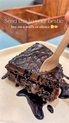 @heyyyy_us on Instagram: "Tag your bestie — 🧇 or 🤫 . . #tagyourfriend #foodie #bestfriends #waffels #desserts"