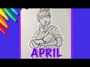 How To Draw APRIL From “Teenage Mutant Ninja Turtles:Mutant Mayhem”(DRAWING TUTORIAL)