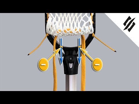 How to String a Lacrosse Head | Bottom String | Step 8 | StringKing