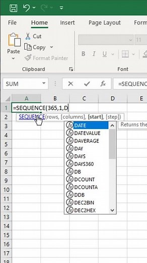 How to Create Sequential Dates in Excel