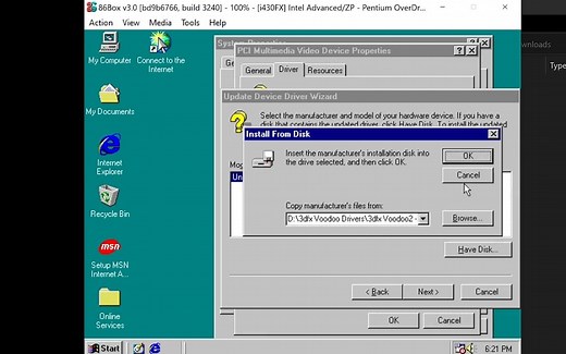 86box虚拟机如何安装win98se以及老游戏运行