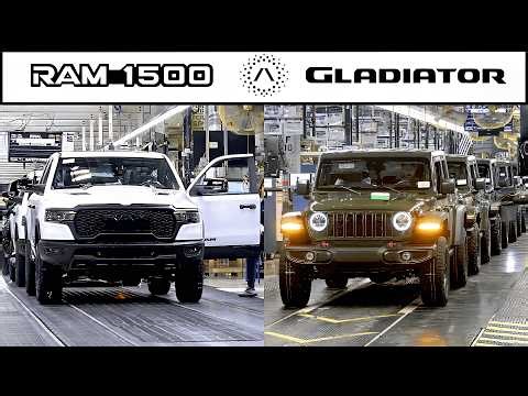 New 2025 RAM 1500 and Jeep Gladiator - Production and Assembly