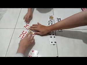 main kartu seven bersama keluarga. permainan kartu remi yang seru. cara main kartu remi 7 kartu.