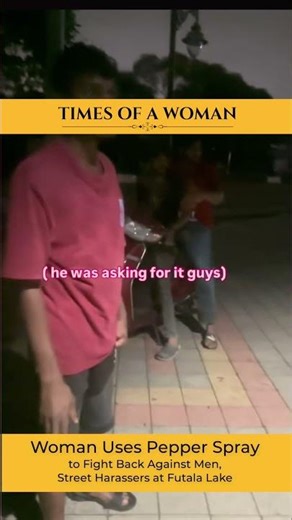 Woman Uses Pepper Spray to Fight Back Against Street Harassers at Futala Lake