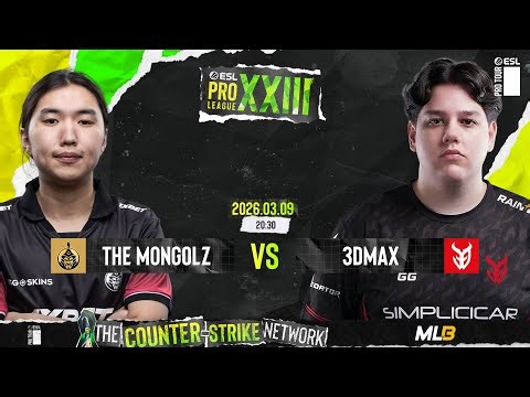 /MN/ THE MONGOLZ vs 3DMAX - ESL PRO LEAGUE S23 - STAGE 2 - DAY 4