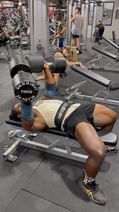 1.7M views · 10K reactions | 70kgs dumbell bench press . I love the gym  | Kwame Duah | Facebook
