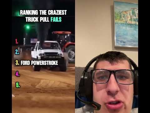 ranking crazy truck pull fails last one was insane 💀 #fyp #truckpulls