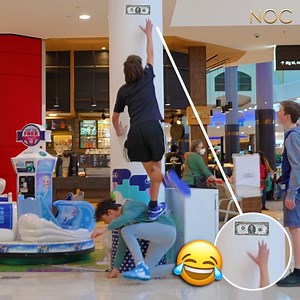 Money On The Pole Challenge! 💵😜 | No One Cares Videos