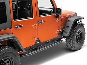 Smittybilt Jeep Wrangler XRC Body Cladding; Black Textured 76887 (07-18 Jeep Wrangler JK 4-Door) - Free Shipping