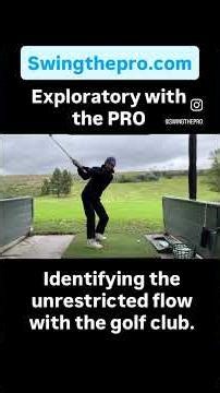 Exploration with The PRO. the freewheeling sensation of acceleration with the golf club #golfswing