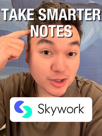 Link in bio. Use code REALRO for 20% off! Transcribe better notes with Skywork, with NO limits! #AItools #UsefulApps #NoteTaking